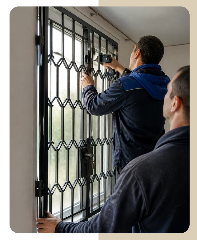 Установка распашных решеток в Новодвинске цена от 6648 р. | ДвериЛегко-Нвд